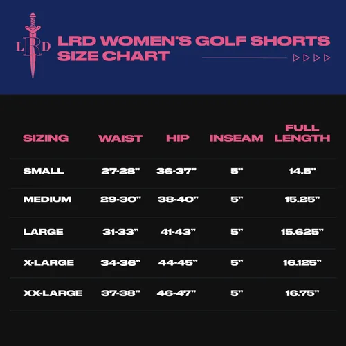 Vista 3 de LRD Pantalones cortos de golf para mujer, entrepierna de 5 pulgadas, de secado rápido, elásticos, con bolsillos