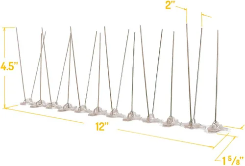 Vista 3 de Bird Barrier Bird-Flite - Espigas para pájaros de acero inoxidable