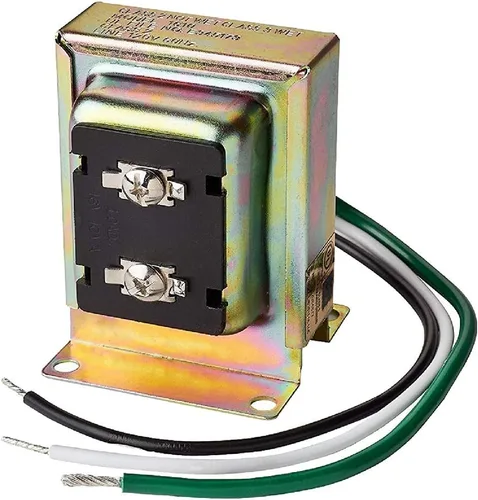 Vista 2 de Newhouse Hardware 16TR-P 120-240V Entrada, 16 VDC/10VA Salida Transformador de timbre con carcasa de plástico, negro, certificado UL