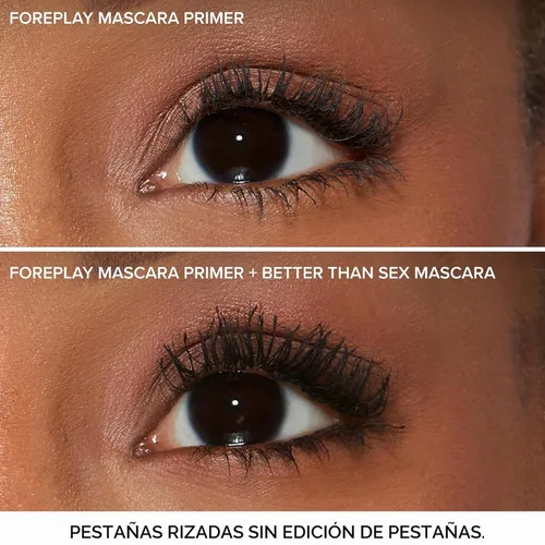 Vista 8 de Too Faced Better Than Sex Foreplay Mascara Primer Waterproof Eyelash Primer for Volume and Length Nourishing Argan Oil + Grape Seed Oil Formula