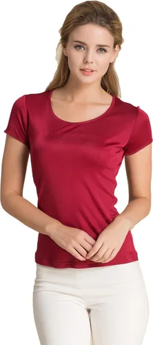 Vista 7 de CLC - Camisola de seda morera para mujer Negro