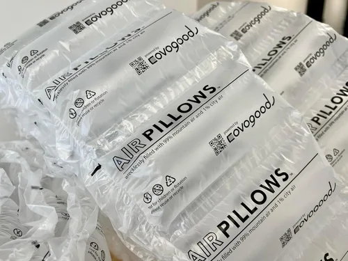 Vista 6 de AirPillows™ - 150 burbujas de almohada de aire precargadas prémium para envío de paquetes 3 pies cúbicos, 22 galones, 4 x 8 pulgadas Ea como