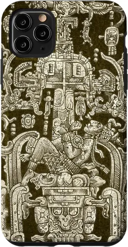 Vista 13 de Funda para iPhone 13 Pro Max King Pakal, viajero en el tiempo maya