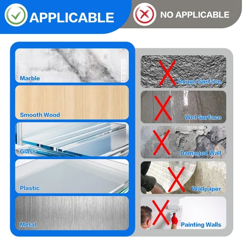 Vista 7 de Cintas adhesivas de doble cara, cinta adhesiva resistente para montaje, 48 piezas de 3 mm de espesor, cinta adhesiva de espuma precortada
