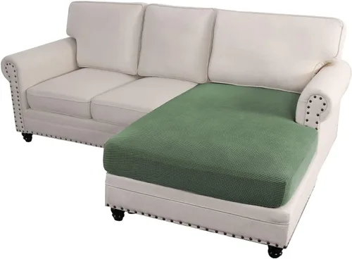 Vista 39 de ADPON Fundas de sofá modular, funda de cojín para sofá o sillón en forma de L, funda separada para sofá seccional izquierdo o derecho (1 diván, gris)