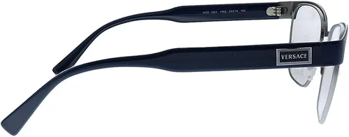 Vista 3 de Versace VE 1264 1462 - Lentes semirorescentes de metal azul mate 2126in