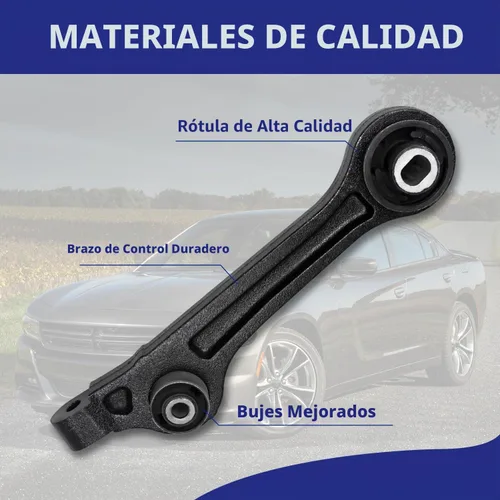 Vista 6 de Brazo de control, repuesto para brazo de control delantero inferior con kit de suspensión de rótula compatible con Dodge Charger 2011-2019, Dodge