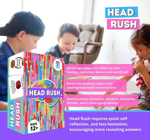 Vista 2 de Head Rush - Juegos de habilidades sociales y juegos de terapia, un juego que desarrolla la atención plena, la conciencia de sí mismo