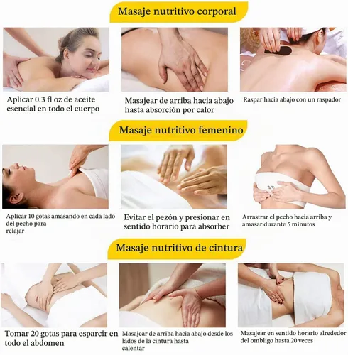 Vista 7 de Paquete de 3 aceites de masaje de jengibre con aceite de árnica, aceite de vitamina E y aceite de semilla de uva, aceite de jengibre para drenaje