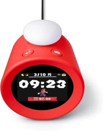 Vista 2 de Nintendo Reloj de sonido: alarmo, rojo, pequeño