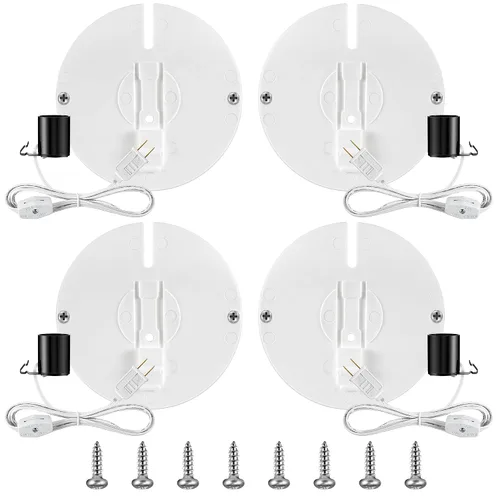 Vista 11 de Meonum Kit de Luz de Repuesto para Molde Soplado, Kit de Cable de Luz Individual E27 E26 con Interruptor Fusible Enchufe, para Decoraciones de Casa