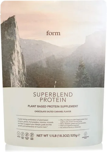 Vista 7 de Form Superblend Protein - Proteína vegana en polvo con superalimentos, vitaminas y minerales, 0.71 onzas de proteína a base de plantas por porción