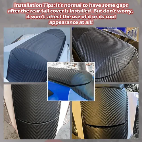 Vista 5 de Cubierta para carenado de motocicleta con patrón de carbono para el pasajero trasero, para Suzuki GSXR600 GSXR750 GSXR GSX-R 600 750 2011-2015 2016