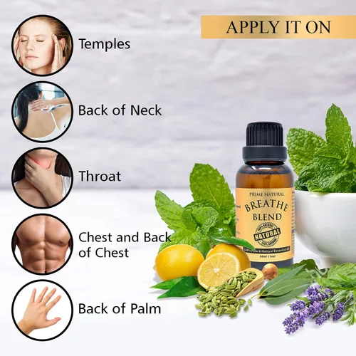 Vista 4 de Breathe Blend aceites esenciales.