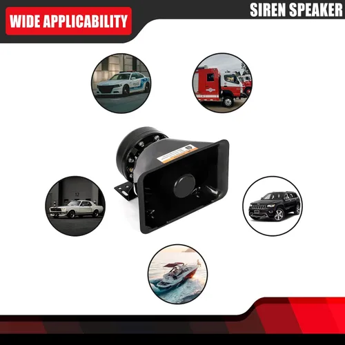 Vista 5 de Altavoz de sirena de alto rendimiento compatible con cualquier 100-200 vatios 100W 200W