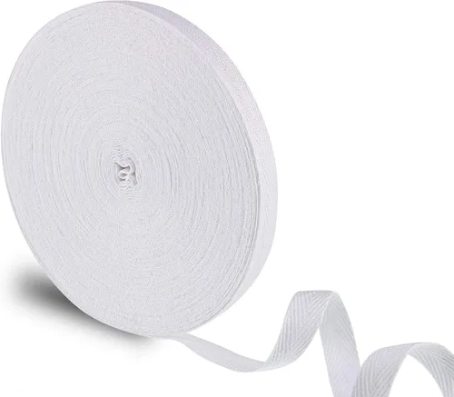 Vista 13 de WILLBOND - Cinta de sarga de 100 % algodón, 1/2 pulgada x 25 yardas, cinta de costura de espiga natural para manualidades, envoltura de regalos