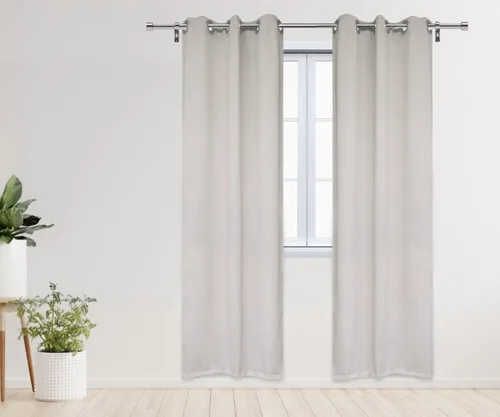 Vista 10 de YOUR CHAIR COVERS - Cortinas opacas de poliéster con ojales - (negro 52 x 63 pulgadas - juego de 2) - para oscurecer la habitación, dormitorio, sala