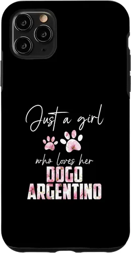 Vista 11 de Funda para iPhone 15 Just a girl who loves her dogo argentino