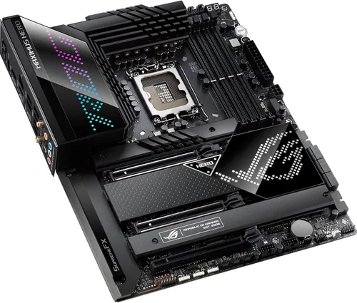 Vista 6 de Asus ROG Maximus Z690 Hero Desktop Motherboard - Chipset Intel Z690 - Socket LGA-1700 - Listo para memoria Intel Optane - ATX