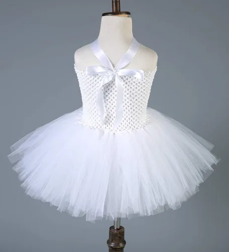 Vista 6 de Tutu Dreams Disfraz de muñeco de nieve para niñas con bufanda y sombrero diadema de tutú blanco vestido de Navidad