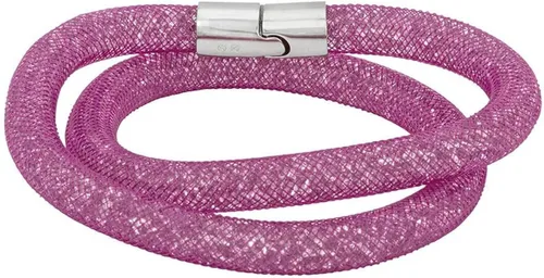 Vista 2 de Swarovski Stardust Light Purple doble pulsera - 5186425