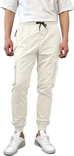 Vista 2 de Southpole Pantalones deportivos ligeros de nailon tipo cargo de secado rápido para hombre