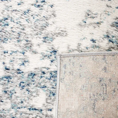 Vista 7 de SAFAVIEH - Alfombra de la colección Brentwood - 9' x 12', gris claro y azul, diseño abstracto moderno, no desprende pelusa y fácil de cuidar, ideal