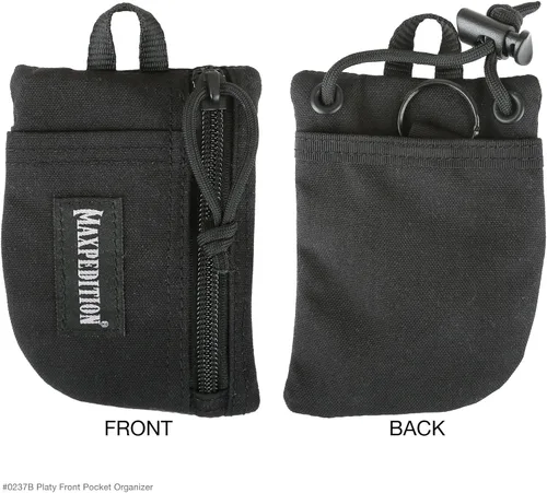 Vista 8 de MAXPEDITION Organizador de Bolsillo Platy, Bolsa de Herramientas EDC Duradera para Hombres, Cartera de Cuello con Cordón Paracord, Sostiene