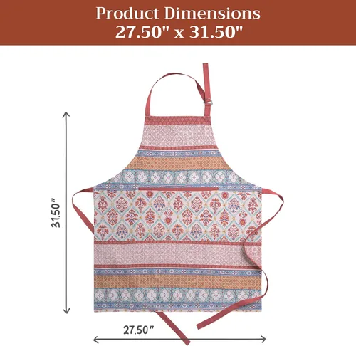 Vista 318 de Maison d' Hermine Delantales para mujer con bolsillo, 100% algodón (27.50 x 31.50 pulgadas)