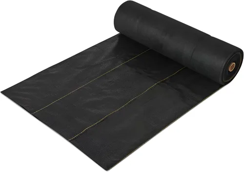 Vista 18 de Dewitt Pro-5 Tela Paisajística Tejida con Barrera contra Malezas, 5 oz, Negro, 3' x 250' - Control de Crecimiento de Servicio Pesado, Cubierta