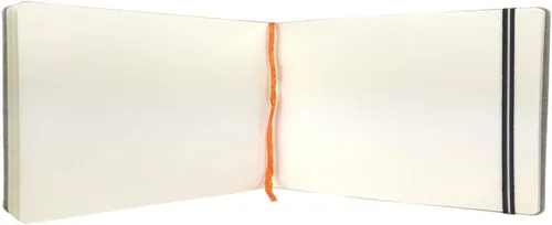 Vista 3 de Handbook - Diario de acuarela, paisaje grande de 5.25 x 8.25 pulgadas, papel de prensa en frío de 200 GSM, cubierta de lino natural, 60 páginas