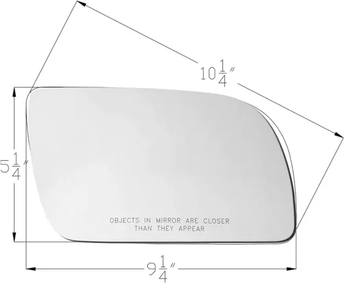 Vista 6 de APA Espejo de repuesto sin calefacción con almohadillas adhesivas para camioneta BLAZER ESCALADE 1988-2002 SUBURBAN YUKON TAHOE C/K tamaño completo