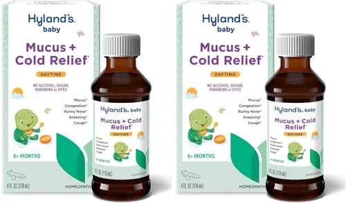 Vista 12 de Hyland's Baby Organic - Jarabe para la tos diurna todo en uno + apoyo inmunológico con saúco, vitamina C y zinc, 4 onzas líquidas