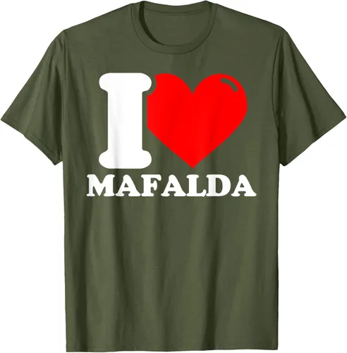 Vista 6 de Camiseta I Love Mafalda, Negro