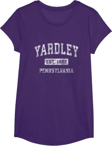 Vista 16 de Yardley Pennsylvania PA - Camiseta de manga corta, diseño deportivo