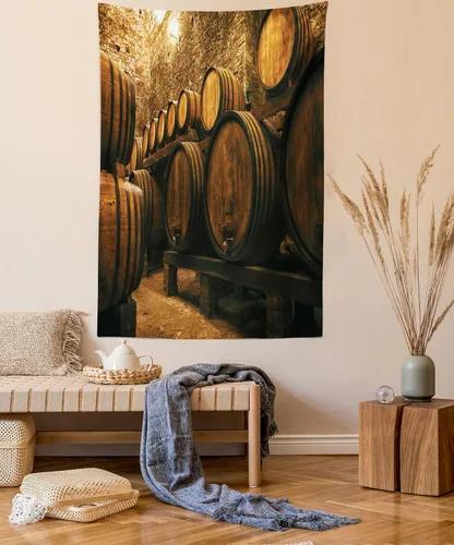 Vista 32 de Lunarable Tapiz de los años 90, historia inspirada en el arte pop, ilustración temática de baile de celebración, decoración de tela para colgar