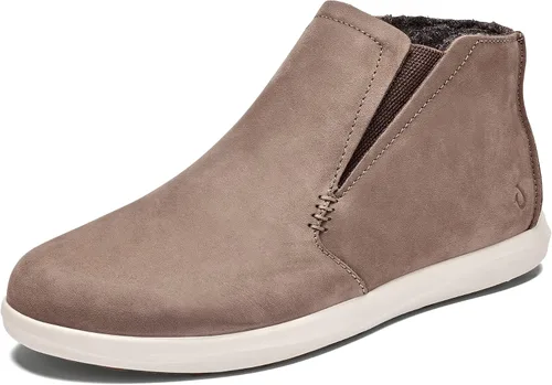Vista 8 de OLUKAI Hawai'iloa Manu Hope - Botines para mujer, suaves y cómodos, impermeables, de cuero de grano completo, paneles elásticos para ajuste