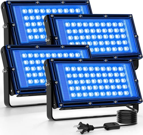 Vista 9 de 365nm 50W verdadero ULTRAVIOLETA LED luces negras