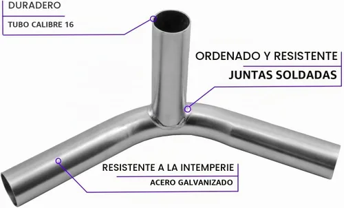Vista 2 de Conectores de toldo de 1-3/8" de pico alto para estacionamiento de autos, juego de conectores para refugio, cubierta de terraza, estructura