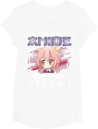 Vista 20 de Ver camiseta japonesa de anime con estampado de anime Girl, Negro, S