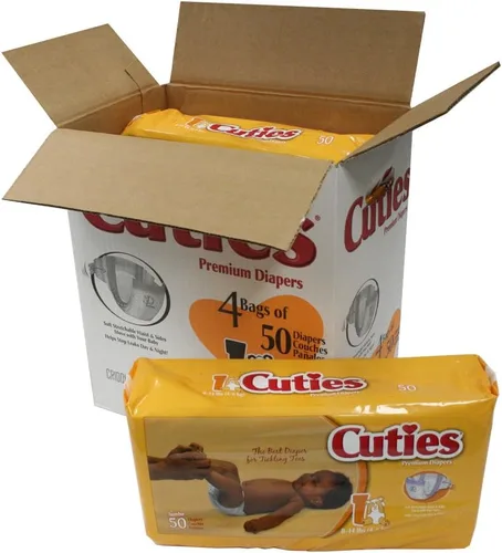 Vista 7 de Cuties, Pañales para bebés, CR1001, 1, 4