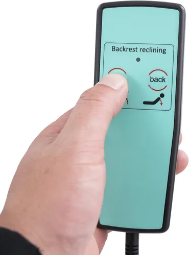 Vista 8 de Respaldo de elevación eléctrico para cama, respaldo de cama de elevación de potencia ajustable, pasamanos plegable con control remoto, fuerte Verde