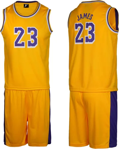 Vista 2 de ICOMPY #23 Basketball Jersey Outfit Tank Top Track Shorts Sets Sportswear Clothes Sweatabands Head Band Gift For Boys Youths