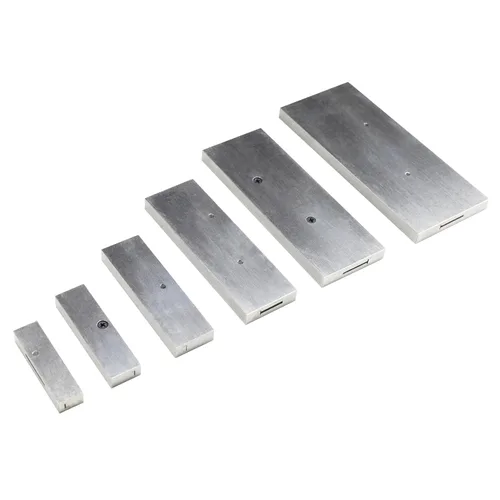 Vista 5 de HFS (R) Juego de 6 piezas paralelo de acero, 3/8" a 2-1/4", acero para herramientas endurecido con precisión de tierra, paralelos para fresado