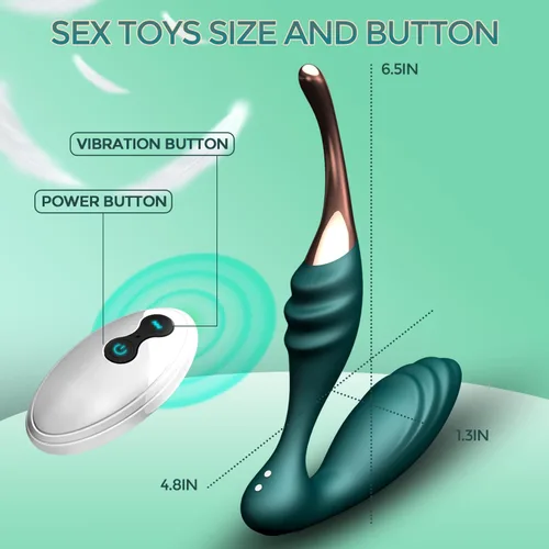 Vista 7 de Vibrador juguetes sexuales, vibrador de punto G, estimulador de clítoris para adultos con doble 10 vibraciones, juguete para adultos, vibradores