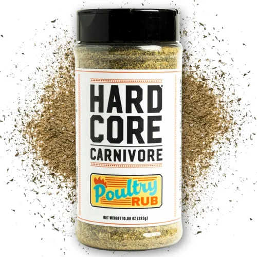 Vista 10 de Hardcore Carnivore Rojo: Condimento multiusos (coctelera de 11 onzas) Hecho en Texas, para cerdo, pollo, barbacoa, asar a la parrilla y ahumar