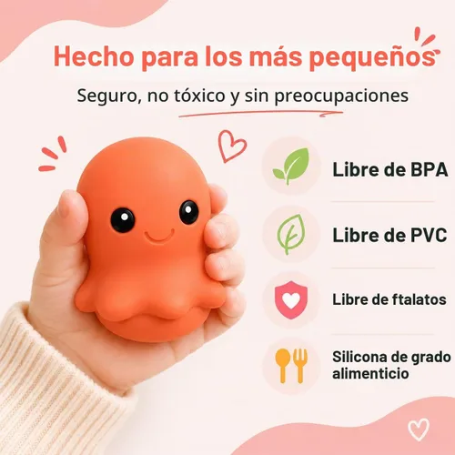 Vista 6 de Juguetes de baño de silicona, juguetes de baño para chorros