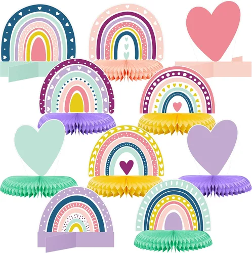 Vista 8 de 10 Pcs Candy Party Decorations Candyland Table Decor Welcome to Candyland