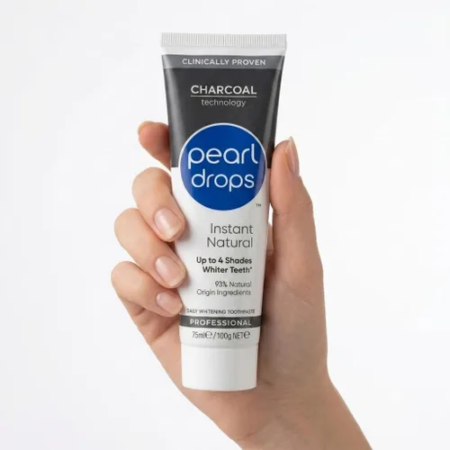 Vista 2 de Pearl Drops Carbón activado blanco natural instantáneo 2.5 fl oz