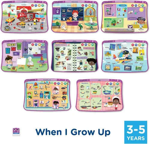 Vista 5 de VTech Toca y aprende Escritorio de actividades 4 en 1 Paquete de expanxión para Preescolar II para 3 a 5 años